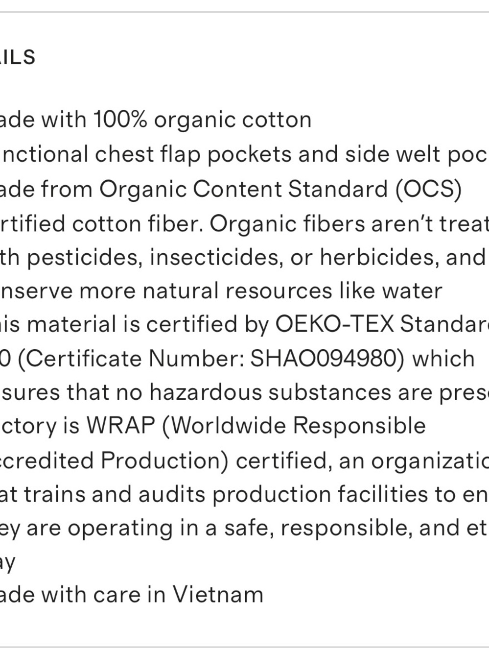Quince 100% Organic Cotton Denim Jacket - Picture 7 of 7